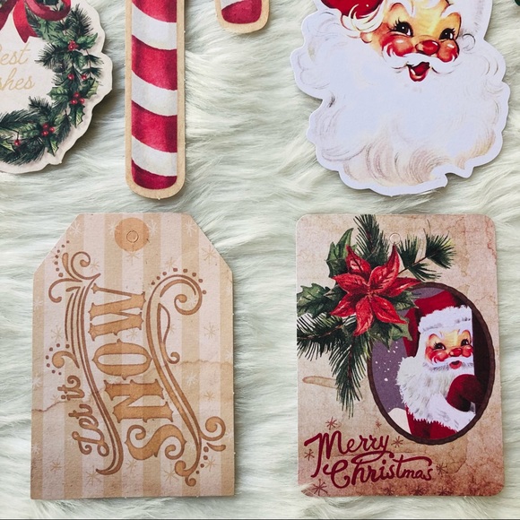 Classic Vintage Christmas Ephemera Tags 11 pc - Picture 6 of 16